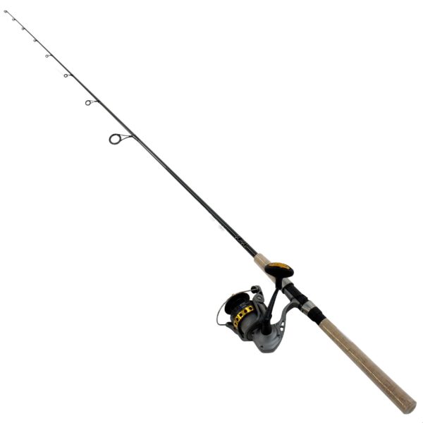 Fin Nor Lethal Spinning Combo – Size 40, 5.2:1 Gear Ratio, 7′ 1pc Rod, 10-17 lb Line Rate, Medium-Heavy Power