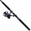 Mega Lite Inshore Combo – 7′, 1 Piece,  Medium Heavy, 5.2 Gear Ratio, Spinning 13000