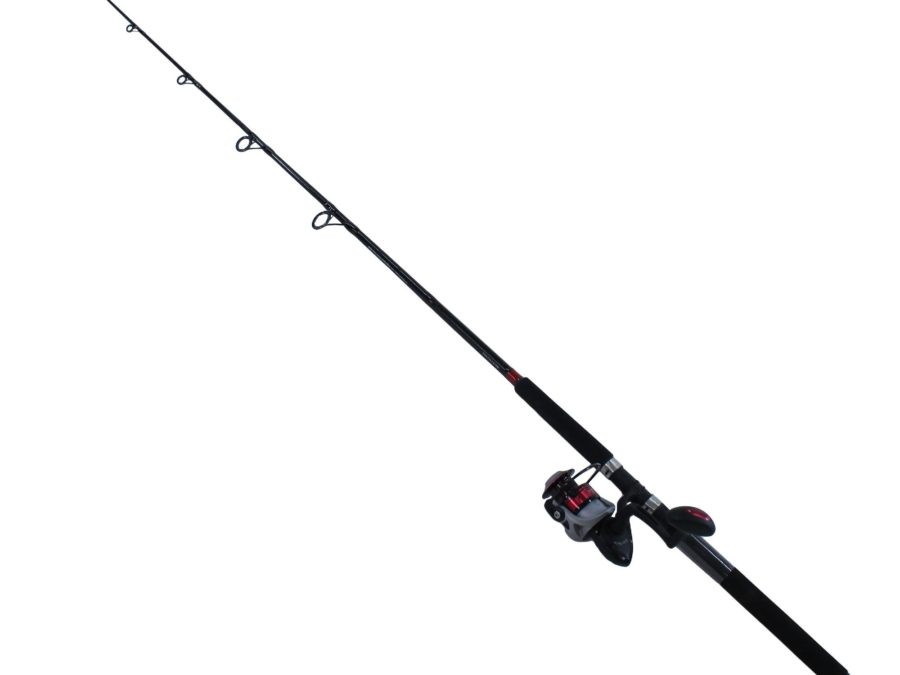 FIN NOR Spinning Combo 1 Piece, 7′, 4.9 Gear Ratio, 5 Bearings, Medium Hvy Pwr