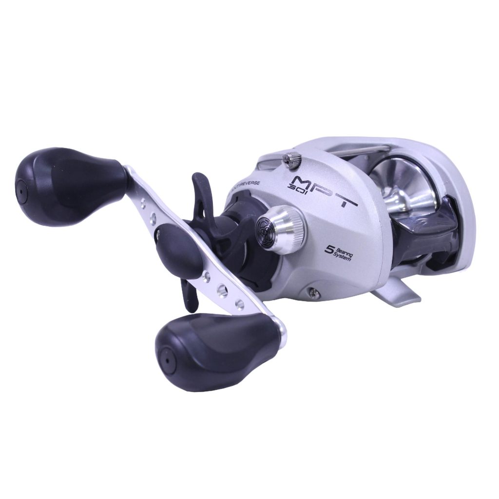 Monster 300 Baitcast Reel 7.11 Gear Ratio, 28″ Retrieve Rate, 25 lb