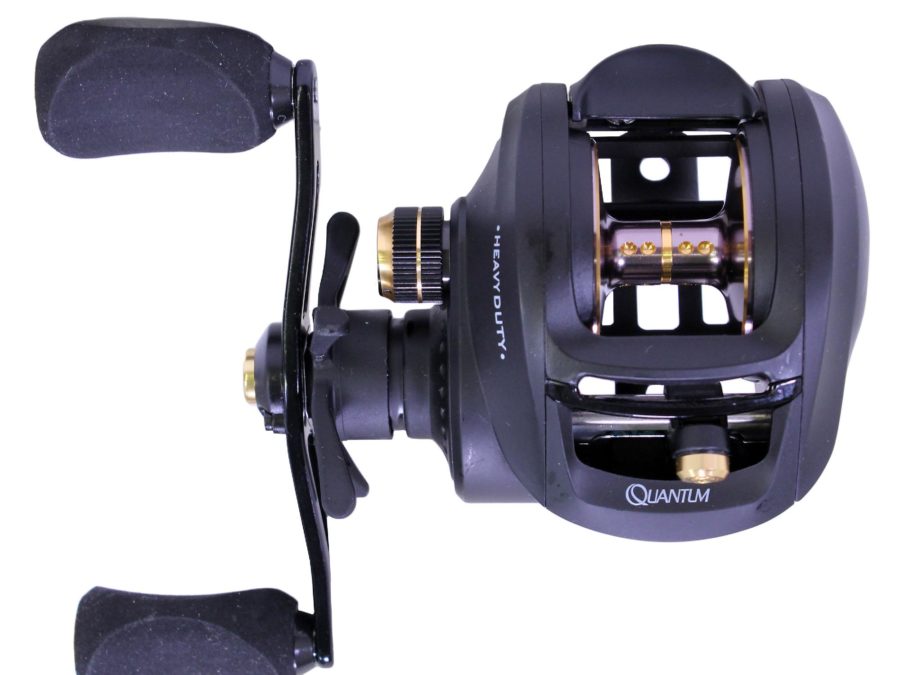 Smoke Heavy Duty Baitcast Reel – 7.3:1, 7 Bearing, Right Hand