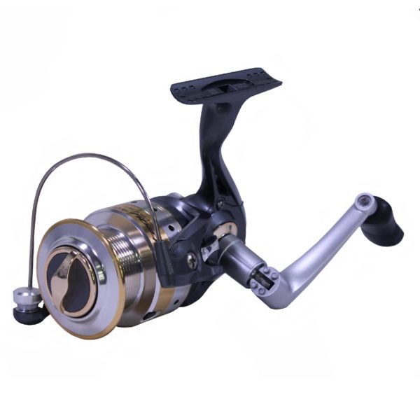 Strategy Spinning Reel – Size: 40, 5.2:1 Gear Ratio, 34″ Retrieve Rate, 8 Bearings, Ambidextrous, Boxed