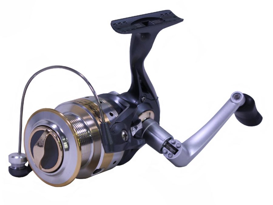 Strategy Spinning Reel – Size: 40, 5.2:1 Gear Ratio, 34″ Retrieve Rate, 8 Bearings, Ambidextrous, Boxed