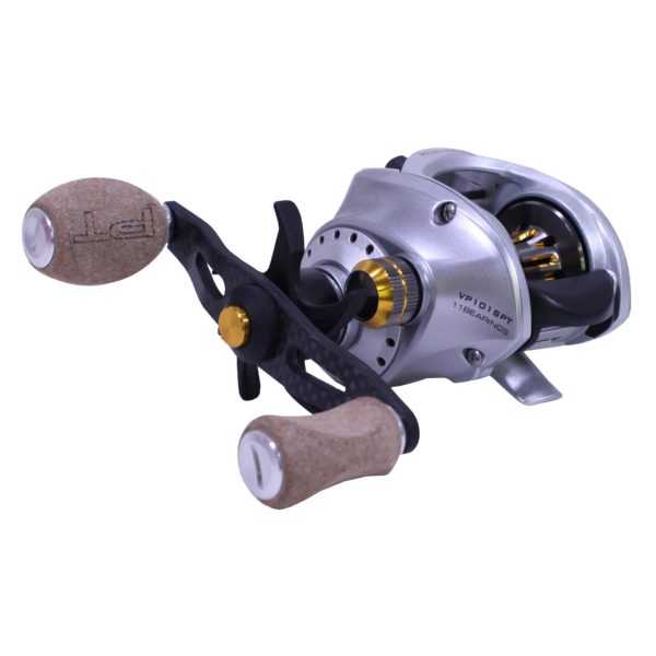 Vapor Baitcast Reel - 100 Size, 6.3:1 Gear Ratio, 27" Retrieve Rate, 16 lb Max Drag, Left Hand Vapor Baitcast Reel – 100 Size, 6.3:1 Gear Ratio, 27″ Retrieve Rate, 16 lb Max Drag, Left Hand
