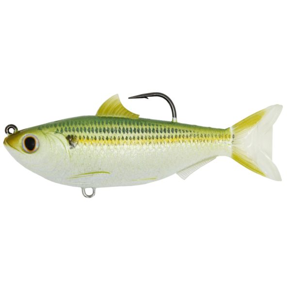 Sardine – Saltwater, 4 1-2″, 7-0 Hook, Medium-Slow Sinking, Silver-Green