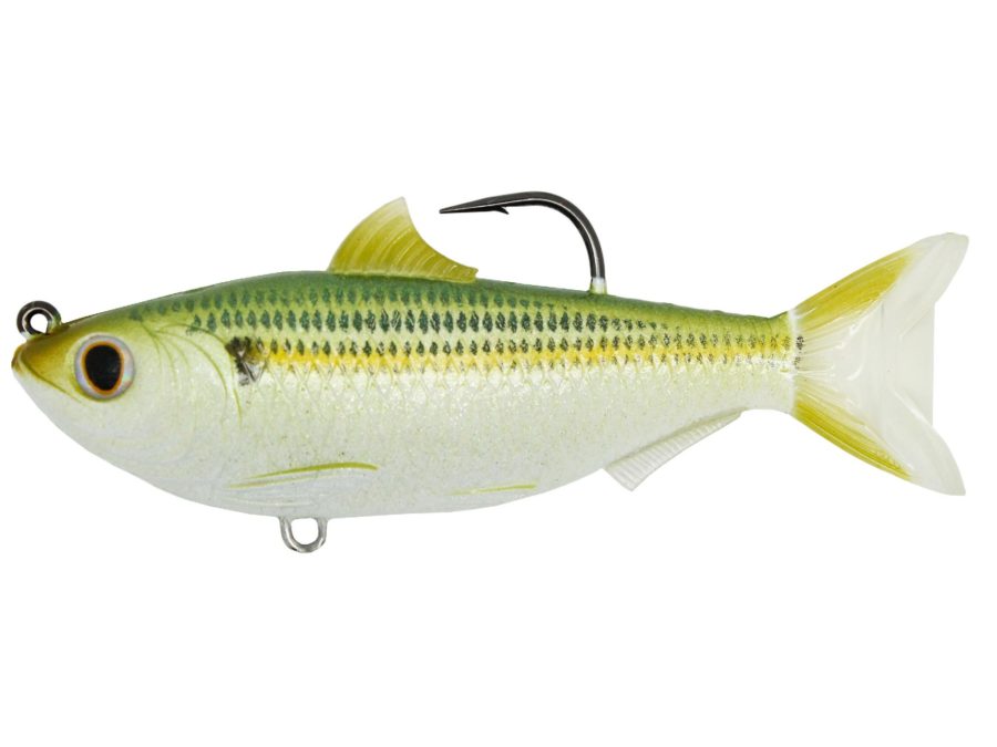 Sardine – Saltwater, 4 1-2″, 7-0 Hook, Medium-Slow Sinking, Silver-Green