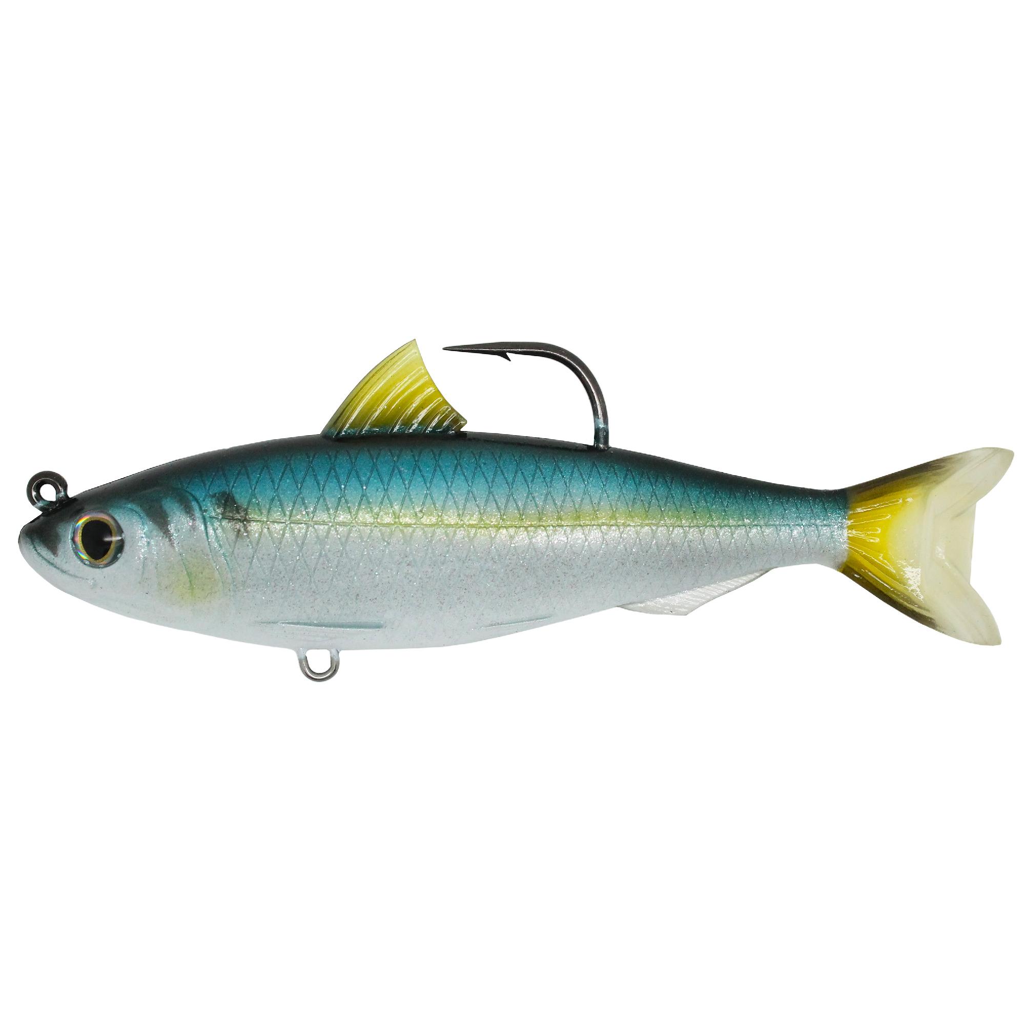 Blueback Herring Jointed Bait Saltwater, 4 12″, 60 Hook, Medium