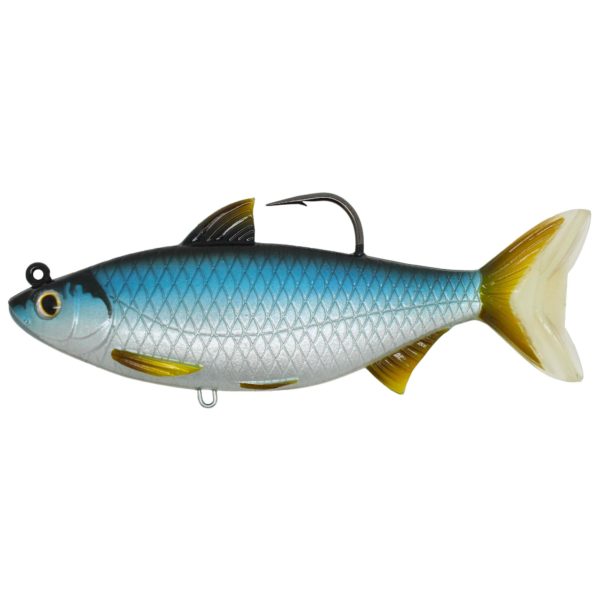 Golden Shine – Freshwater, 5 1-2″, 9-0 Hook, Medium-Slow Sink, Silver-Blue