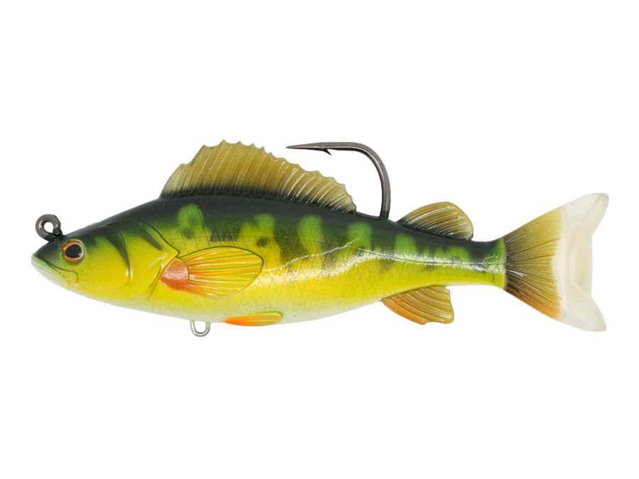 Yellow Perch – Freshwater, 4 1-2″, 7-0 Hook, Medium-Slow Sinking, Yellow-Green