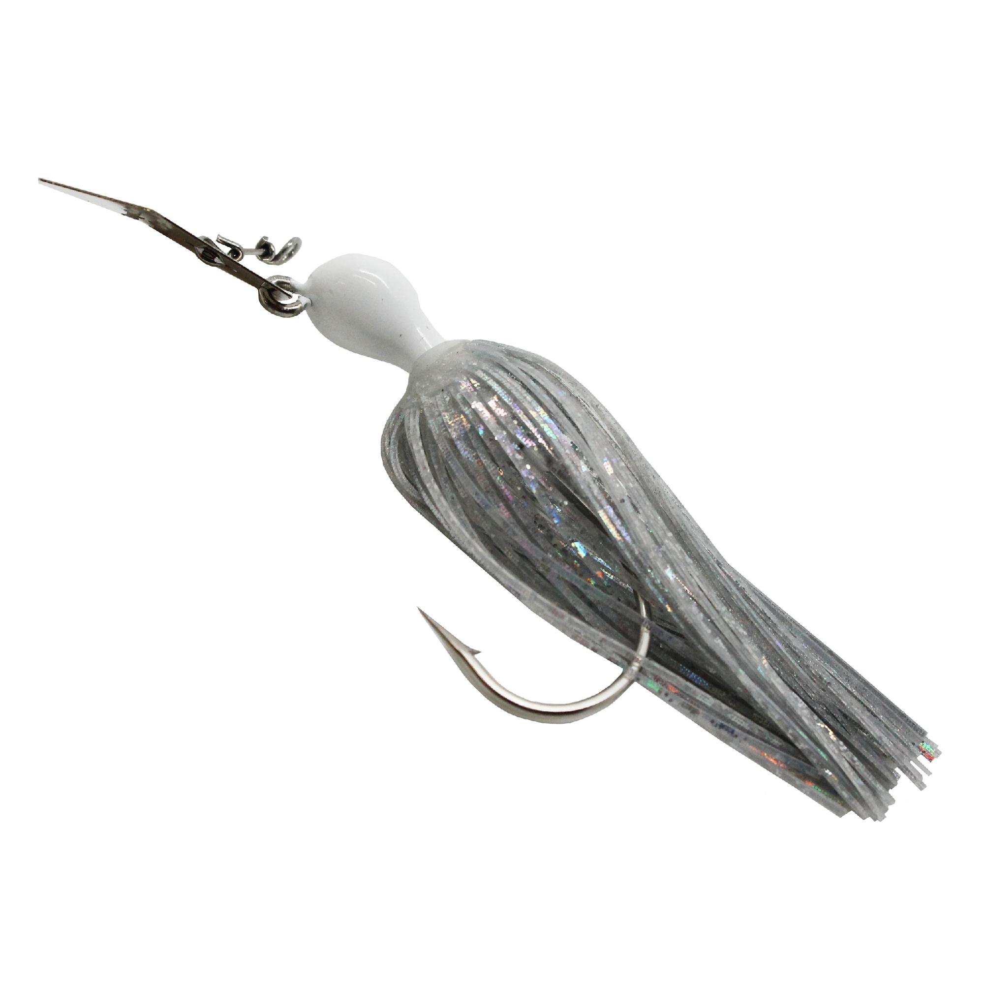 ChatterBait Original Lures 14 oz Weight, 50 Hook, ShadBlue Glimmer
