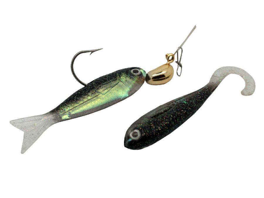 ChatterBait Flashback Mini Lures – 1-8 oz Weight, Gold-Black, Per 1