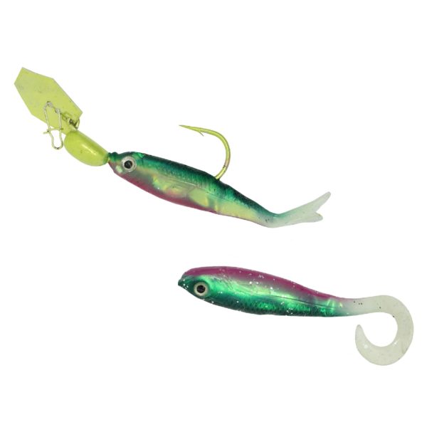 ChatterBait Flashback Mini Lures - 3-16 oz Weight, Chartreuse-Rainbow, Per 1 ChatterBait Flashback Mini Lures – 3-16 oz Weight, Chartreuse-Rainbow, Per 1