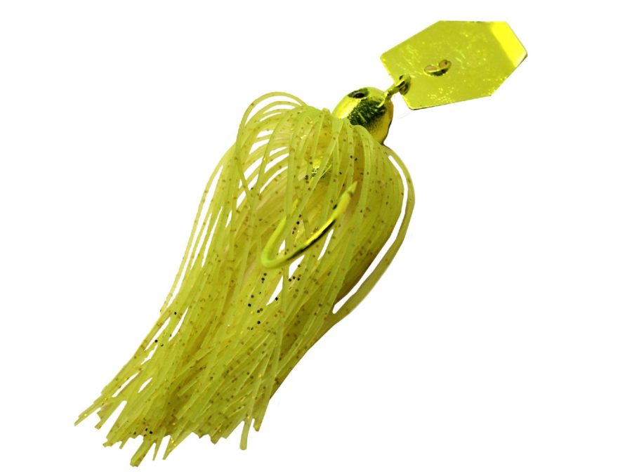 ChatterBait Micro Lures – 3″ Length, 1-8 oz Weight, Chartreuse, Per 1