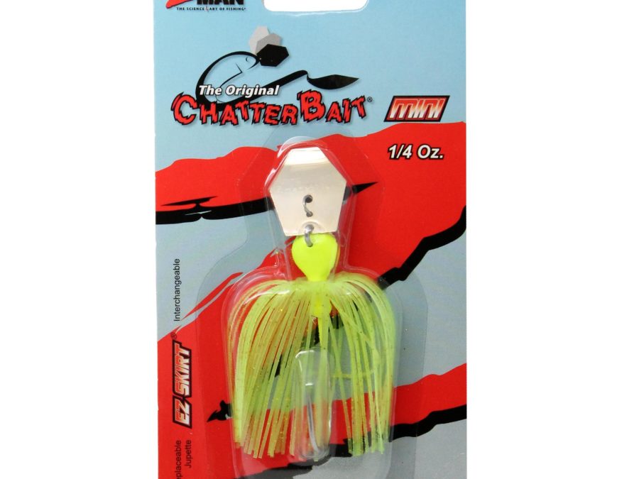 ChatterBait Mini Lures – 3″ Length, 1-4 oz Weight, Chartreuse, Per 1