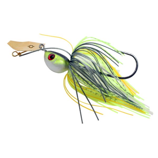 ChatterBait Projectz Lures – 3-4 oz Weight, 6-0 Hook, Chartreuse Sexy Shad, Per 1