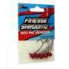 Finesse Shroomz Hooks – 1-10 oz Size, Red, Per 5 13555