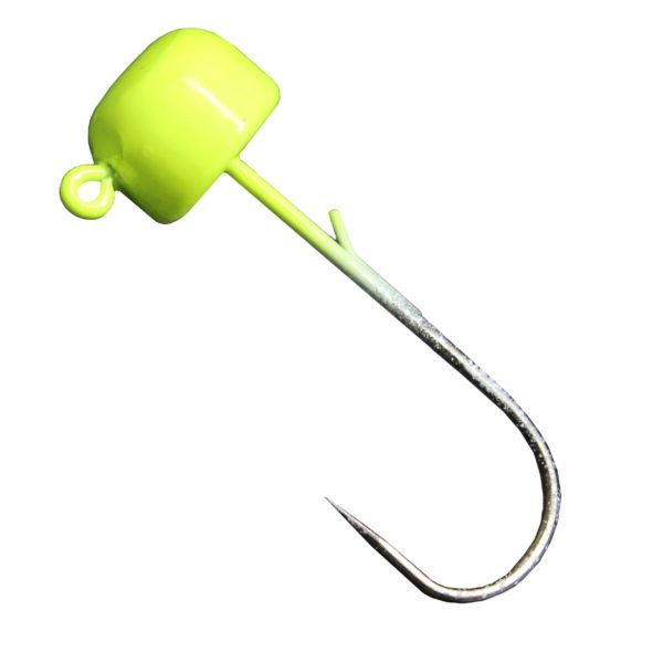 Finesse Shroomz Hooks – 1-15 oz Size, Chartreuse, Per 5