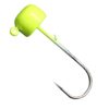 Finesse Shroomz Hooks – 1-6 oz Size, Chartreuse, Per 5