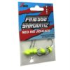 Finesse Shroomz Hooks – 1-6 oz Size, Chartreuse, Per 5 13599