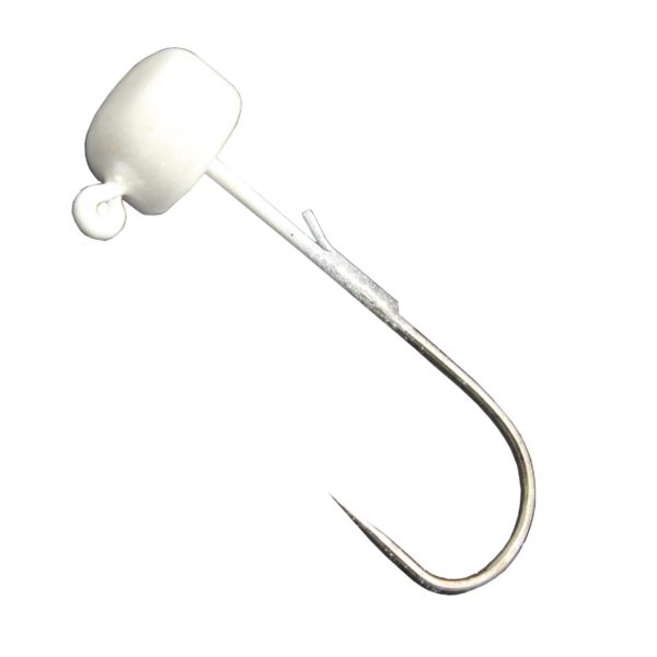 Finesse Shroomz Hooks – 1-6 oz Size, Pearl, Per 5