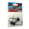 Finesse Shroomz Weedless Hooks – 1-5 oz Size, Green Pumpkin, Per 5 13613