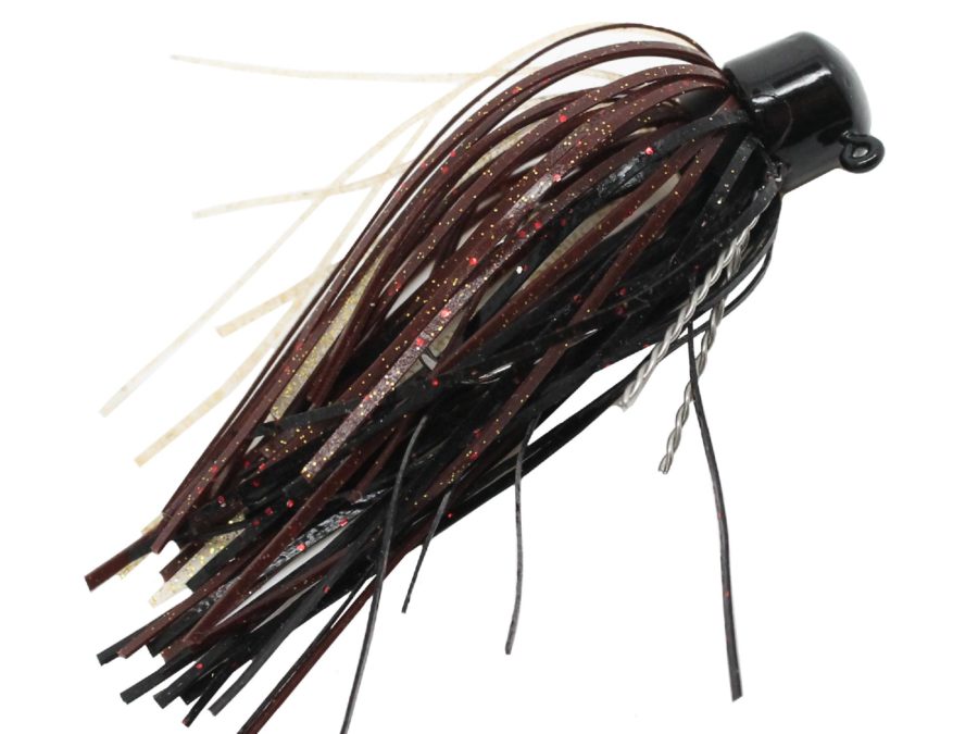 Finesse Shroomz Micro Jig Lures – 1-8 oz Size, Moccasin Craw, Per 2