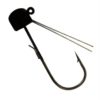 Power Finesse Shroomz Weedless Hooks – 1-5 oz Weight, 3-0 Hook, Black, Per 3 13710