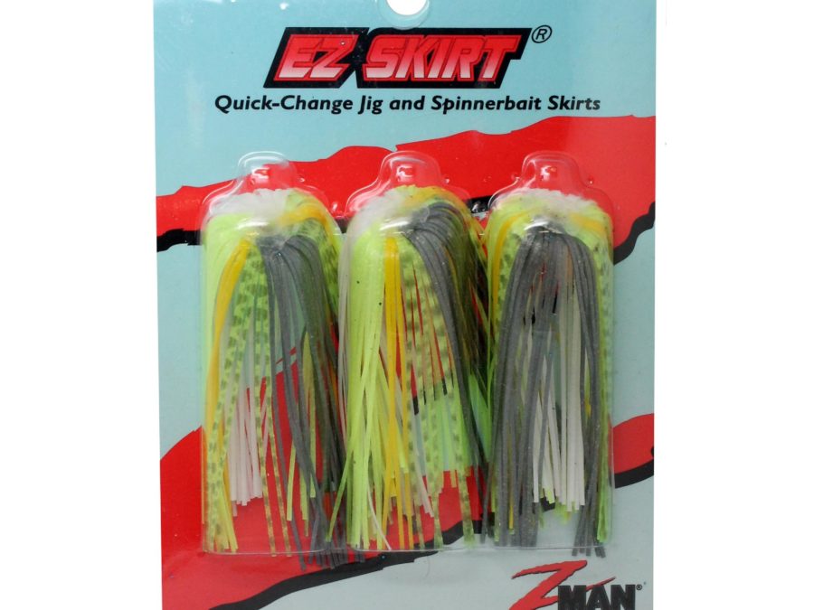 Ez Skirt Lures – 2 3-4″ Size, Chartreuse Sexy Shad, Per 3