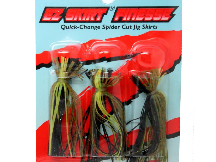 Finesse Ez Skirt Lure, 3 3-4″ Size, Texas Craw, Per 3