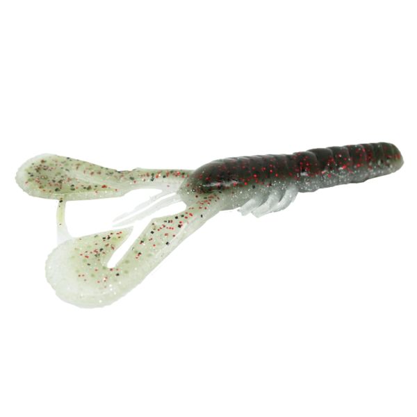 Turbo Crawz Lures – 4″ Length, Red Bone, Per 6