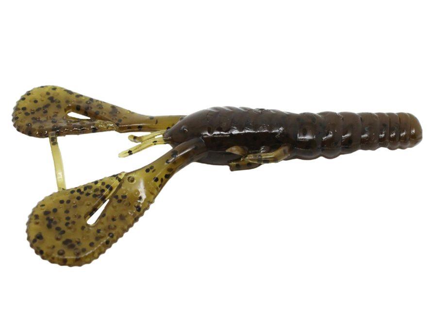 Turbo Crawz Lures – 4″ Length, Green Pumpkin, Per 6