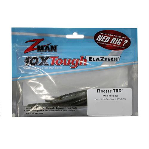 Finesse TRD Lures – 2 3-4″ Length, Mud Minnow, Per 8