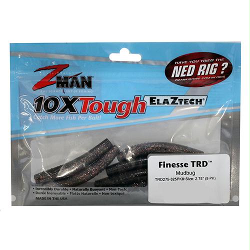 Finesse TRD Lures – 2 3-4″ Length, Mud Bug, Per 8