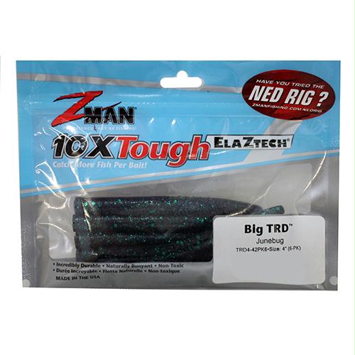 Big TRD Lures – 4″ Length, June Bug, Per 6