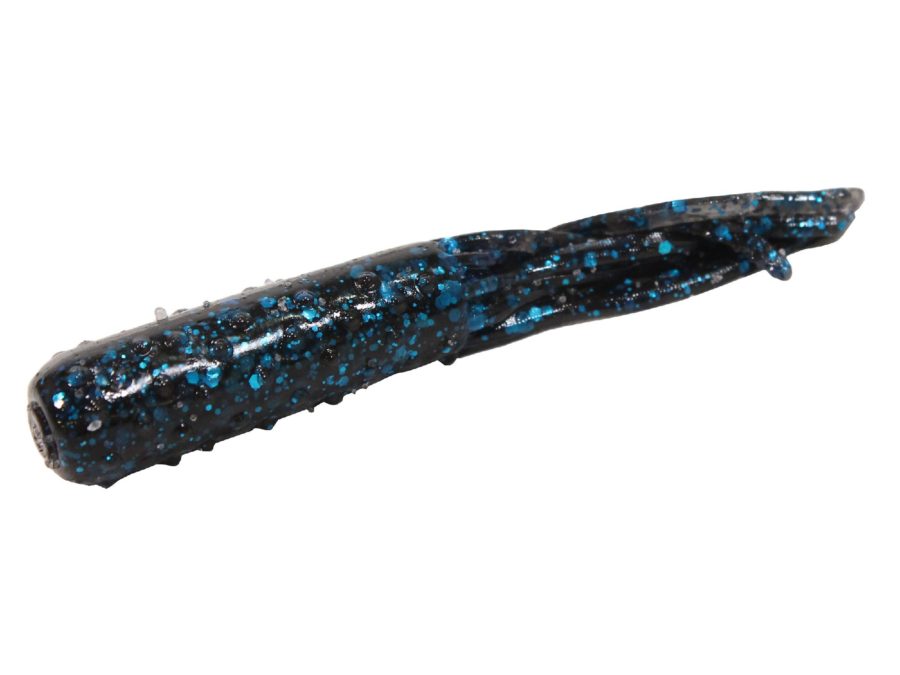 TRD Tubez Lures – 2 3-4″ Length, Black-Blue Flake, Per 6