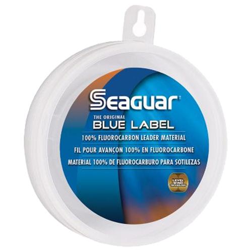 Blue Label Saltwater Fluorocarbon Line – .020″ Diameter, 30 lb Tested, 25 Yards, Clear