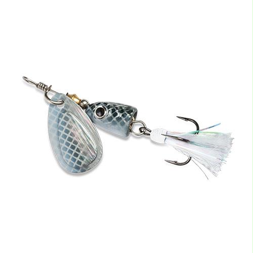 Vibrax Shallow Spinner – Freshwater, 3-16 oz, 2 Blade Size, Shad, Package of 1