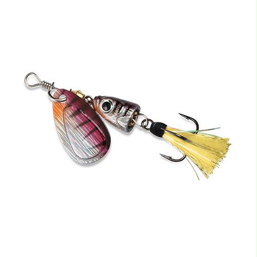 Vibrax Shallow Spinner – Freshwater, 1-8 oz, 1 Blade Size, Fire Tiger, Package of 1