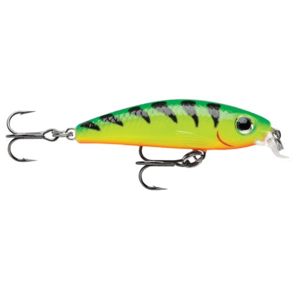 Ultra Light Minnow Lure – Size 06, 2 1-2″ Length, 2′-3′ Depth, 2 Number 8 Treble Hooks, Figer Tiger, Per 1