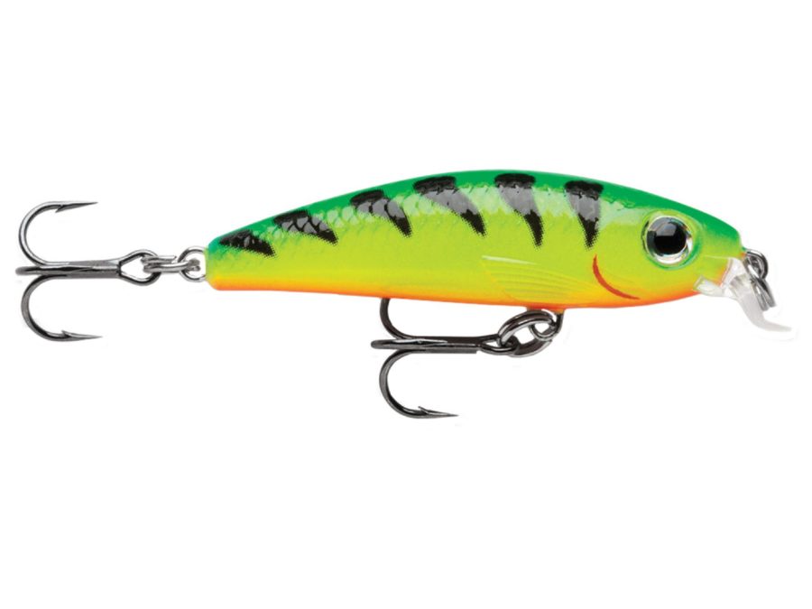 Ultra Light Minnow Lure – Size 06, 2 1-2″ Length, 2′-3′ Depth, 2 Number 8 Treble Hooks, Figer Tiger, Per 1
