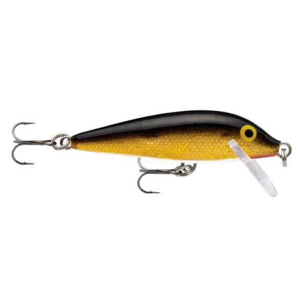 CountDown Lure – Size 07, 2 3-4″ Length, 5′-8′ Depth, 2 Number 7 Hooks, Gold, Per 1