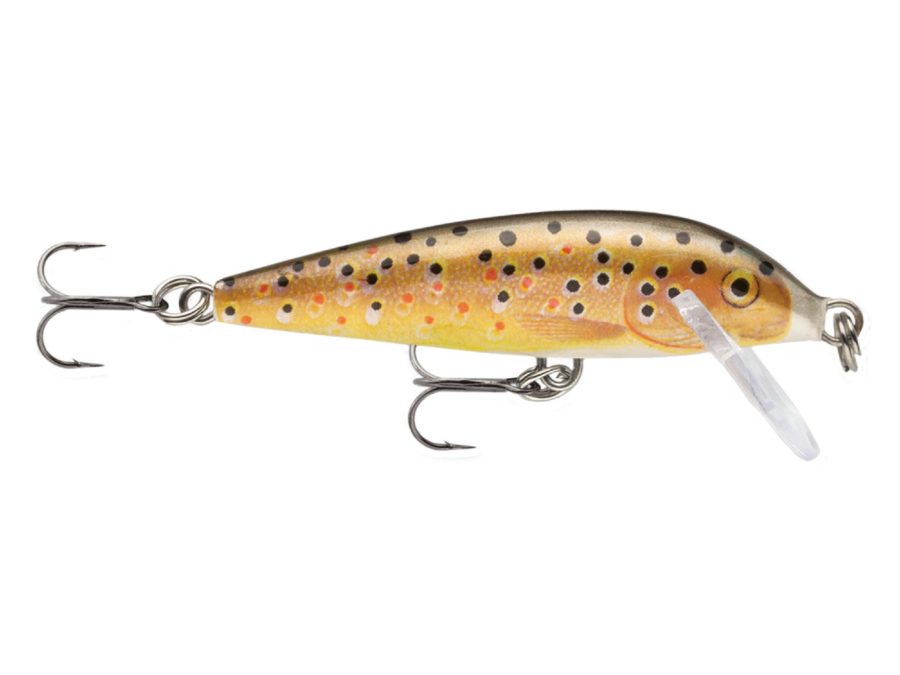 CountDown Lure – Size 07, 2 3-4″ Length, 5′-8′ Depth, 2 Number 7 Hooks, Brown Trout, Per 1