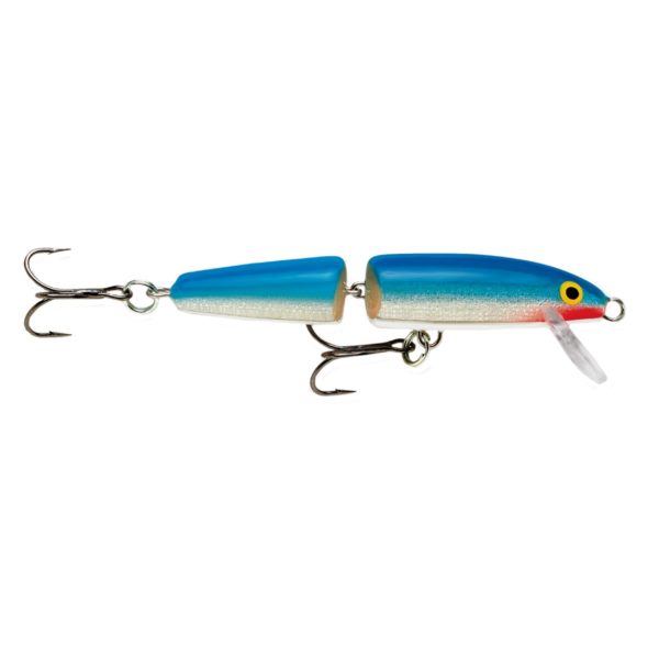 Jointed Lure – Size 07, 2 3-4″ Length, 4′-6′ Depth, 2 Number 8 Treble Hooks, Blue, Per 1