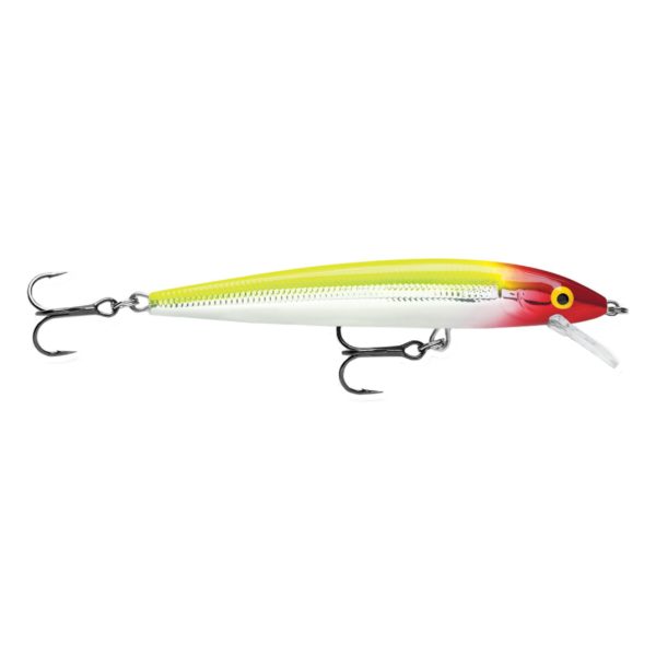 Husky Jerk Lure – Size 10, 4″ Length, 4’6′ Depth, 2 Number 5 Treble Hooks, Clown, Per 1