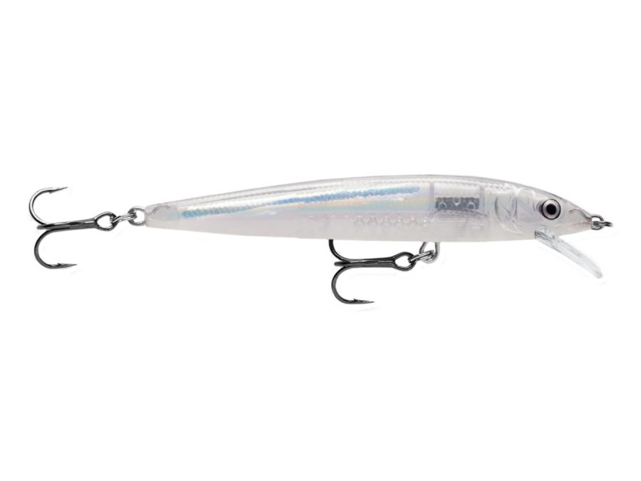 Husky Jerk Lure – Size 08, 3 1-2″ Length, 4’6′ Depth, 2 Number 6 Treble Hooks, Glass Minniw, Per 1