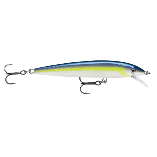 Husky Jerk Lure – Size 10, 4″ Length, 4’6′ Depth, 2 Number 5 Treble Hooks, Helsinki Shad, Per 1