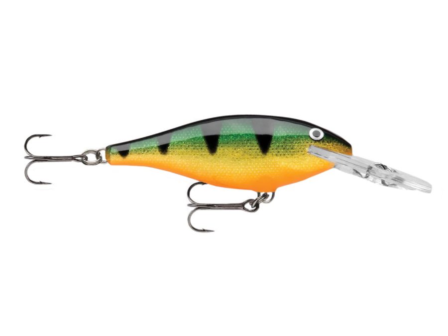 Shad Rap Lure – Freshwater, Size 07, 2 3-4″ Length, 5′-11′ Depth, Perch, Package of 1