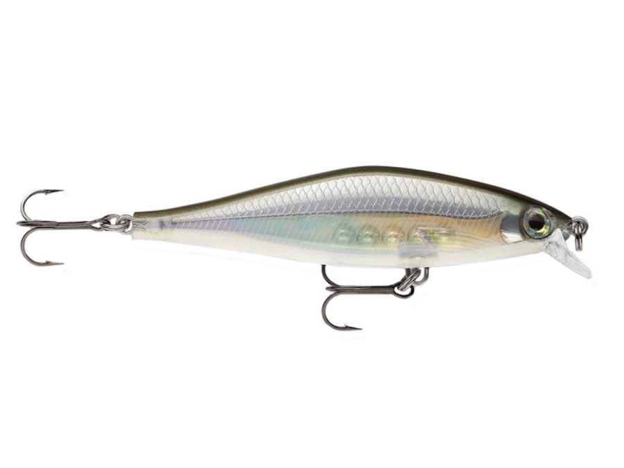 Shadow Rap Shad Lure – Freshwater, Size 09, 3 1-2″ Length, 3′-4′ Depth, Ghost Shiner, Package of 1