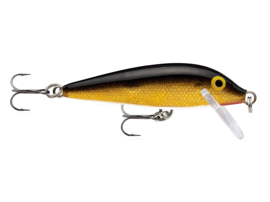 CountDown Lure – Size 05, 2″ Length, 3′-6′ Depth, 2 Number 10 Hooks, Gold, Per 1