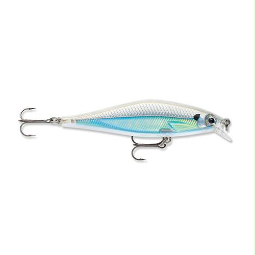 Shadow Rap Shad Lure – Freshwater, Size 09, 3 1-2″ Length, 3′-4′ Depth, Albino Shiner, Package of 1